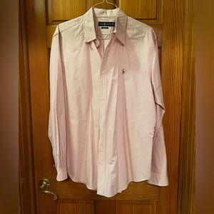 Ralph Lauren mens button down dress shirt size XL classic fit